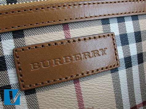 real burberry bag label